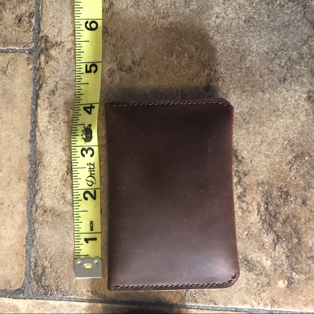 NIB Italian leather Slim wallet and cord holder - Picture 6 of 8